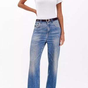 rag & bone Blue Straight Leg Women's Jeans